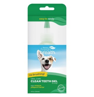TropiClean Fresh Breath Oral Care Gel Removes - гель для чищення зубів з екстрактом зеленого чаю для собак, 118мл