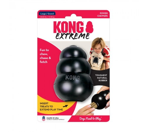 Іграшка для собак груша-годівниця Kong Extreme 13 см XL