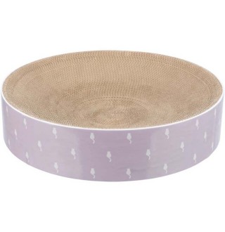 Дряпка-лежак картонна з м'ятою Trixie «Lilly» ø 45 × 10 см (рожева)