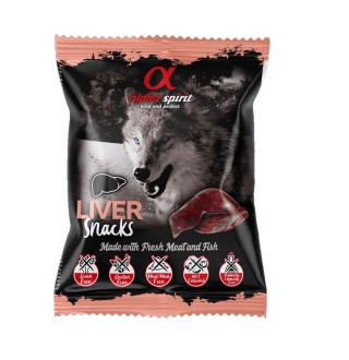 Ласощі для собак Alpha Spirit Dog Snacks Liver, 50 г