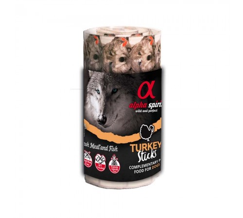 Ласощі для собак Alpha Spirit Dog Sticks Turkey, 160 г