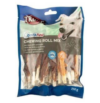 Ласощі для собак Trixie Палички для чищення зубів Denta Fun 10 см, 250 г (асорті)