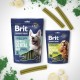 Ласощі для cобак Brit Premium Dental Snacks M 180 г - колаген та спірулін