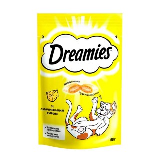 Ласощі для котів Dreamies 60 г - сир