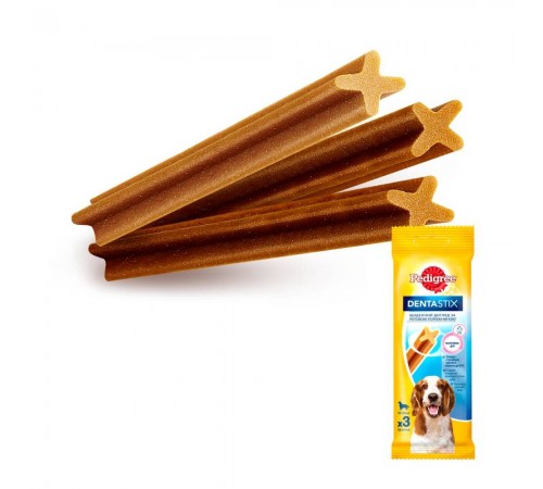 Ласощі для собак Pedigree Denta Stix 77 г - курка