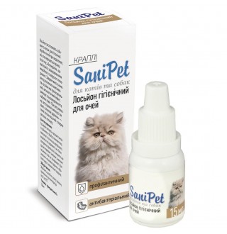 Лосьйон для очей котів PROVET SaniPet 15 мл