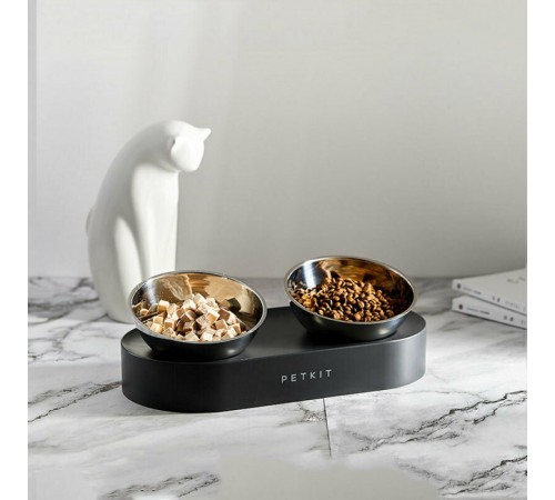 Миска для котів Petkit Fresh Nano two 480 мл / 275 мл - чорна