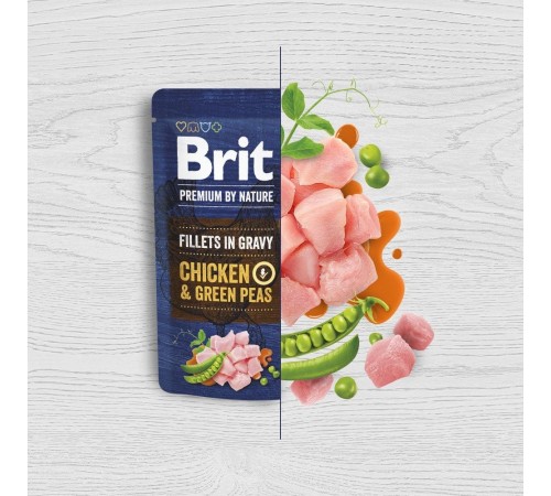 Набір вологого корму для собак Brit Premium By Nature 85 г х 12 шт - асорті