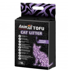 AnimAll Tofu Lavender - наповнювач соєвий лаванда для котячого туалету, 4,66кг