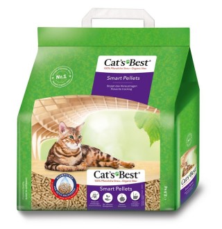 Наповнювач для котячого туалету Cat's Best ‎Smart Pellets 2,5 кг - деревинний