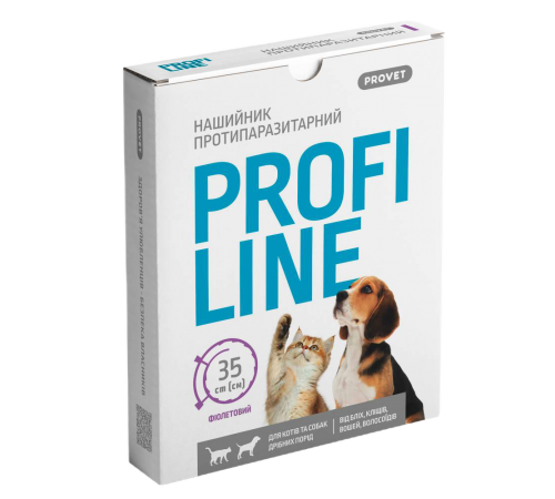 Нашийник для котів PROVET Profiline 35 см - фіолетовий
