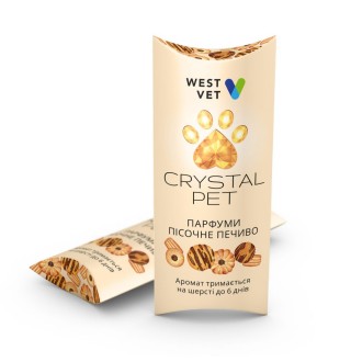 Парфуми для собак та котів West Vet Crystal Pet 5 мл - пісочне печиво