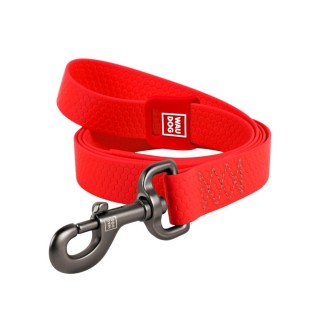 Повідець для собак Collar Waudog Waterproof S - червоний