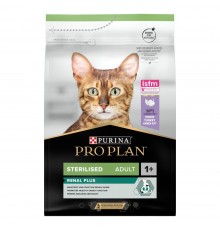 Сухий для стерилізованих котів ProPlan Sterilised Adult 1+ Renal Plus 3 кг - індичка