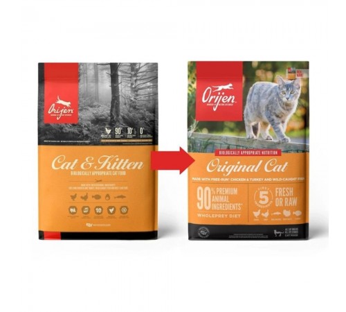 Сухий корм для котів Orijen Original 340 г - асорті