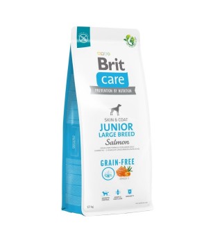Сухий корм для цуценят Brit Care Dog Grain-free Junior Large Breed 12 кг - лосось