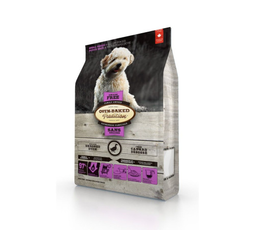 Сухий корм Oven-Baked Tradition Dog Small Breed Grain Free 1 кг - качка