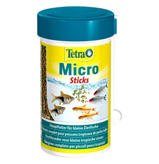 Сухий корм для дрібних акваріумних риб Tetra в паличках «Micro Sticks» 100 мл (для всіх акваріумних риб)