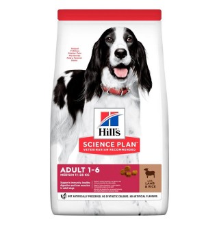 Сухий корм для собак Hill’s Science Plan Adult Medium Breed 2,5 кг - ягня та рис