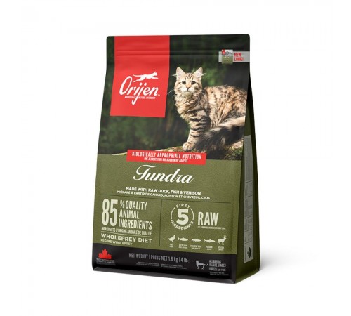 Сухий корм для котів Orijen Cat Tundra 1,8 кг - асорті