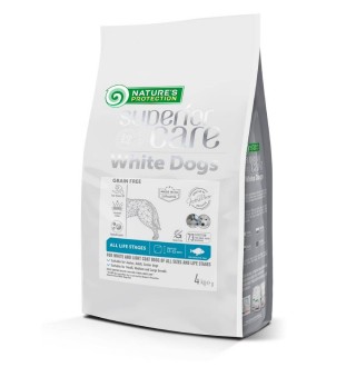 Сухий корм для собак Nature's Protection Superior Care White Dogs Grain Free All Sizes and Life Stages 4 кг - біла риба