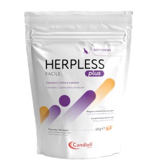 Таблетки для котів Candioli Herpless Plus Facile 60 г