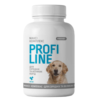 Вітаміни для собак ProVET Profiline Максі Комплекс 100 таблеток