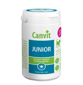 Canvit Junior - комплекс вітамінів для повноцінного розвитку молодого організму цуценят і молодих собак, 230г