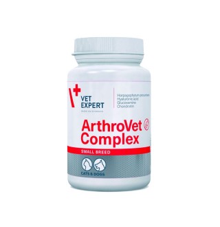 Харчова добавка для собак та котів Vet Expert ArthroVet Complex для здоров'я хрящів і суглобів, 60 капсул