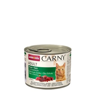 Вологий корм для котів Animonda Carny Adult 200 г - яловичина, оленина та брусниця