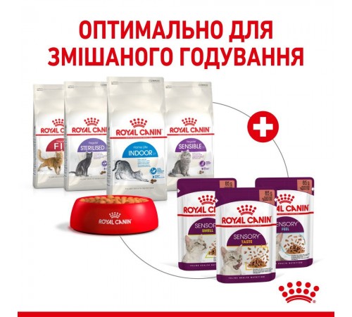 Вологий корм для котів Royal Canin Sensory Taste Jelly pouch 85 г