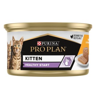 Purina Pro Plan Junior Kitten Chiken - вологий корм-мус з куркою для кошенят, 85г