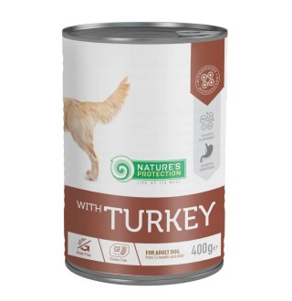 Вологий корм для собак Nature's Protection Adult 400 г - індичка