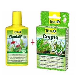 Засіб для рослин Tetra PlantaMin 500 мл + Crypto 10 шт