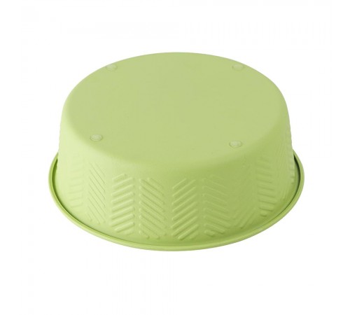 Миска металева ArjanImpex Premium Chevron Emboss 470 мл - зелений - cts