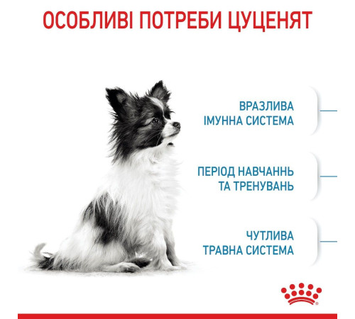 Сухий корм для цуценят Royal Canin X-Small Puppy 1,2 кг