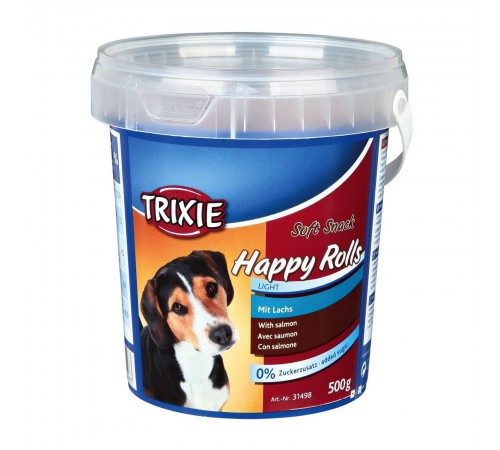 Ласощі для собак Trixie «Happy Rolls» 500 г (лосось)