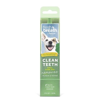 TropiClean Fresh Breath Oral Care Gel Removes - гель для чищення зубів з екстрактом зеленого чаю для собак, 59мл