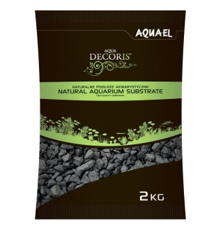 Ґрунт для акваріума Aquael, базальтовий гравій 2 кг (2-4 мм)