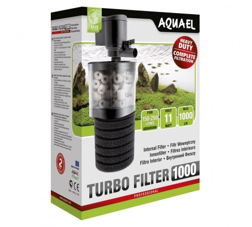 Внутрішній фільтр Aquael «Turbo Filter 1000» для акваріума 150-250 л