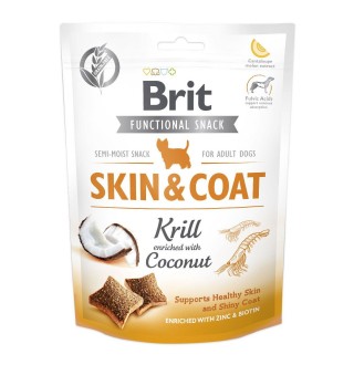 Ласощі для собак Brit Functional Snack Skin & Coat 150 г (для шкіри та шерсті)