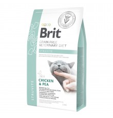 Сухий корм для котів Brit GF Veterinary Diet Struvite 2 кг - курка та горох