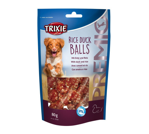 Ласощі для собак Trixie PREMIO Rice Duck Balls 80 г (качка)