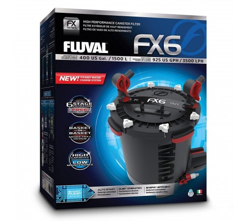 Зовнішній фільтр Fluval «FX6» для акваріума до 1500 л
