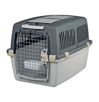 Контейнер-переноска для собак вагою до 12 кг Trixie «Gulliver 4» 52 x 51 x 72 см (сіра)
