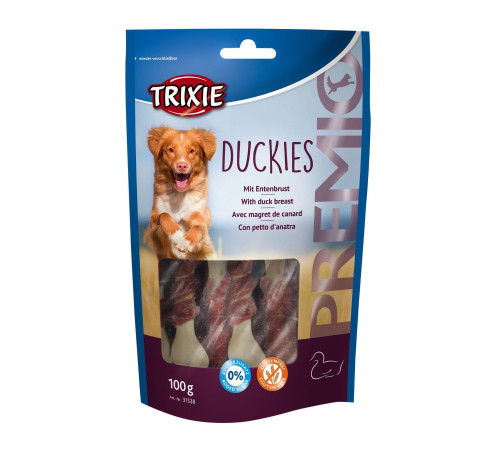 Ласощі для собак Trixie PREMIO Duckies 100 г (качка)