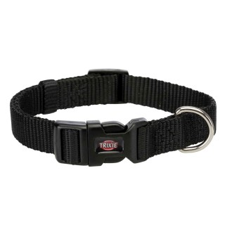 Нашийник Trixie нейлоновий «Premium» XXS-XS 15-25 см / 10 мм (чорний) - 202101