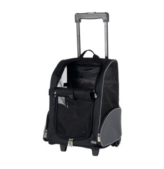 Візок-переноска для собак та котів вагою до 8 кг Trixie 36 x 50 x 27 см (чорна)