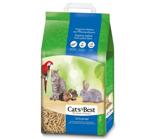 Гігієнічний наповнювач Cat's Best «‎Universal» 7 л / 4 кг (деревинний)