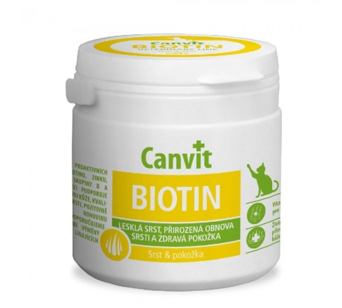 Біотиновий комплекс для котів Canvit Biotin 100 г